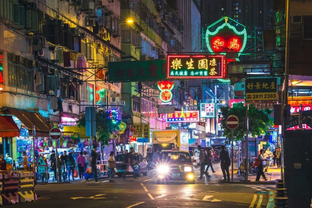 Hong Kong Tests Ground-Level Red Lights To Hold Back Phone-Distracted Walking